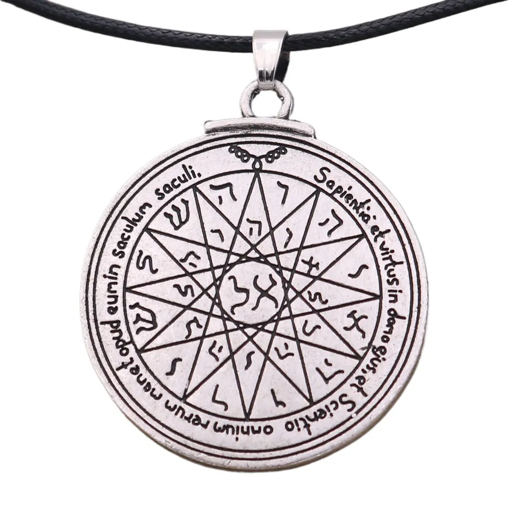 Mystical Norse Legacy Metal Pendant with Sealed Love Talisman