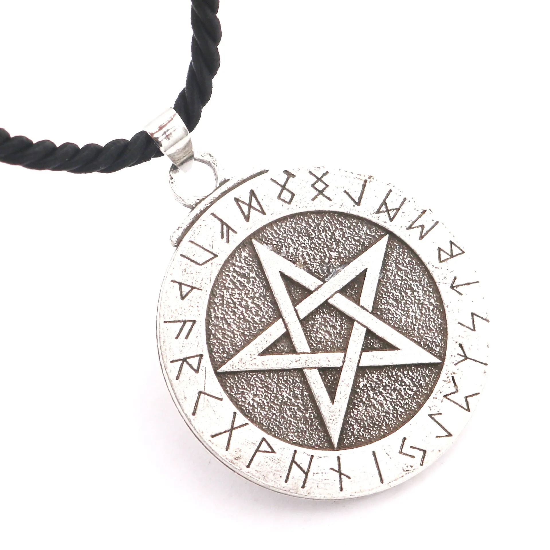 Mystical Rune Pendant Necklace for Men - Norse Legacy Collection