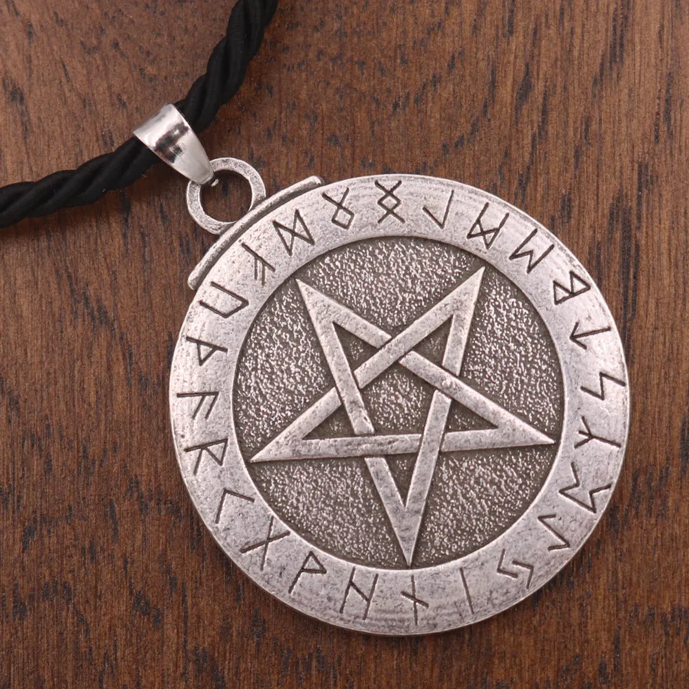 Mystical Rune Pendant Necklace for Men - Norse Legacy Collection