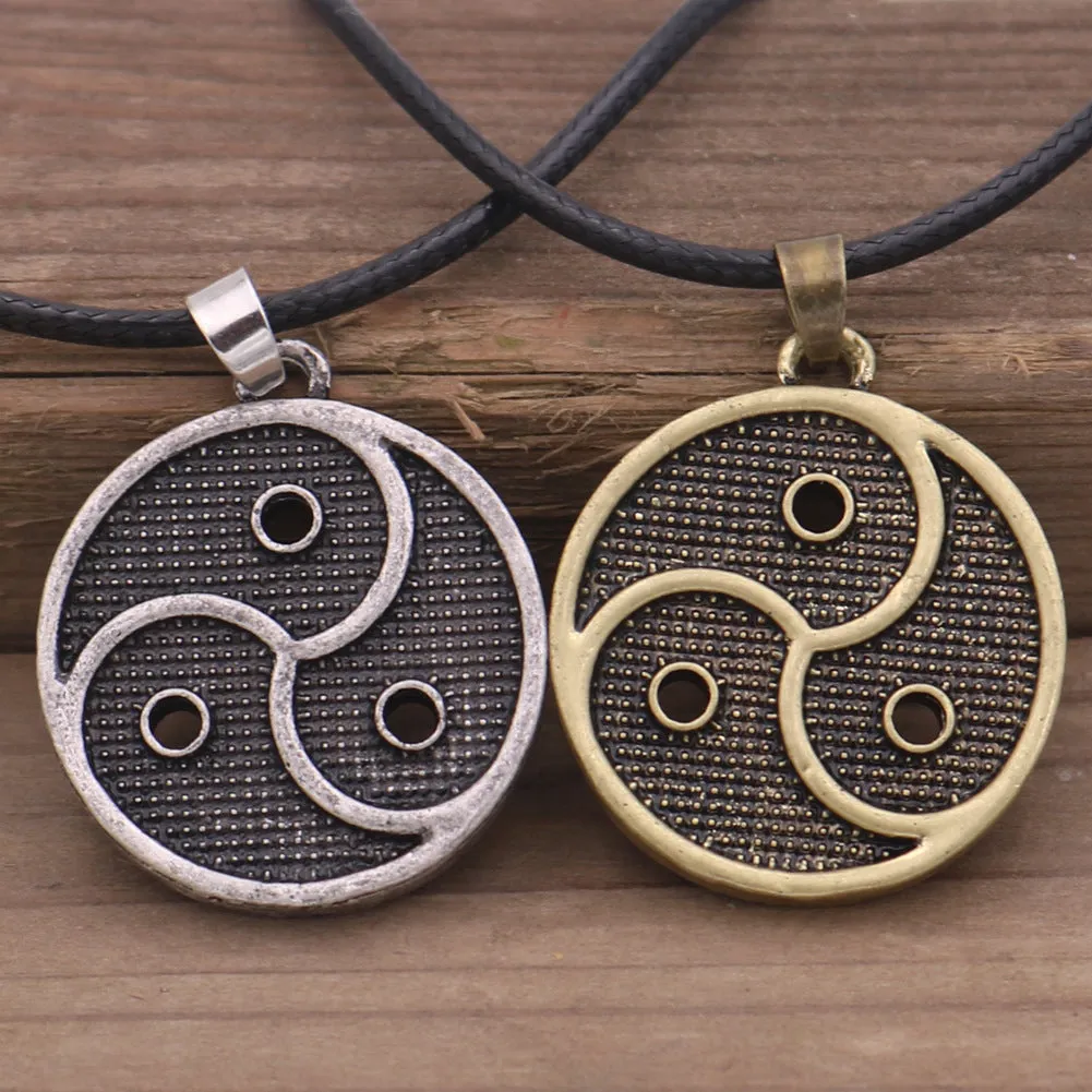 Mystical Yin Yang Bagua Necklace from Norse Legacy Collection