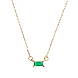 Necklace with Rectangular Crystal