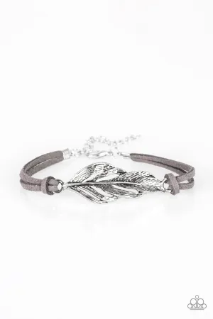 Paparazzi Bracelet ~ Faster Than FLIGHT - Silver