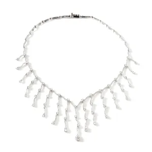 Platinum Gold and Diamond Zuri Necklace