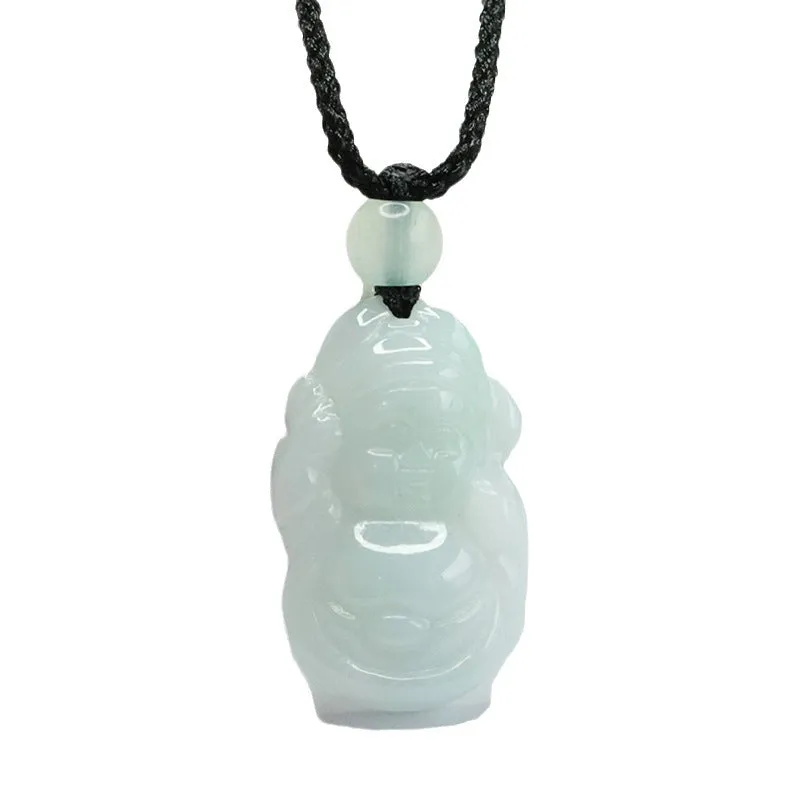 Small Jade God of Wealth Pendant from Fortune's Favor Collection