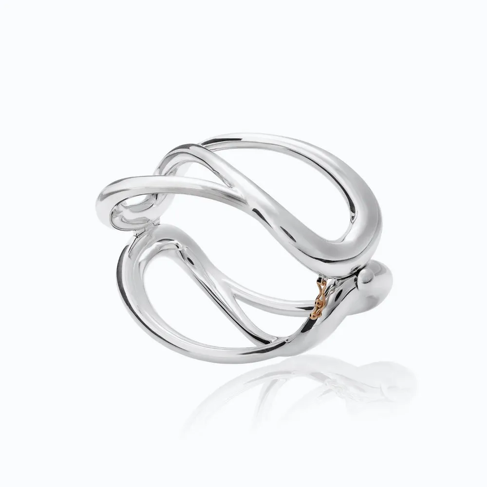 Tane Sterling Silver Vaiven Double Bracelet