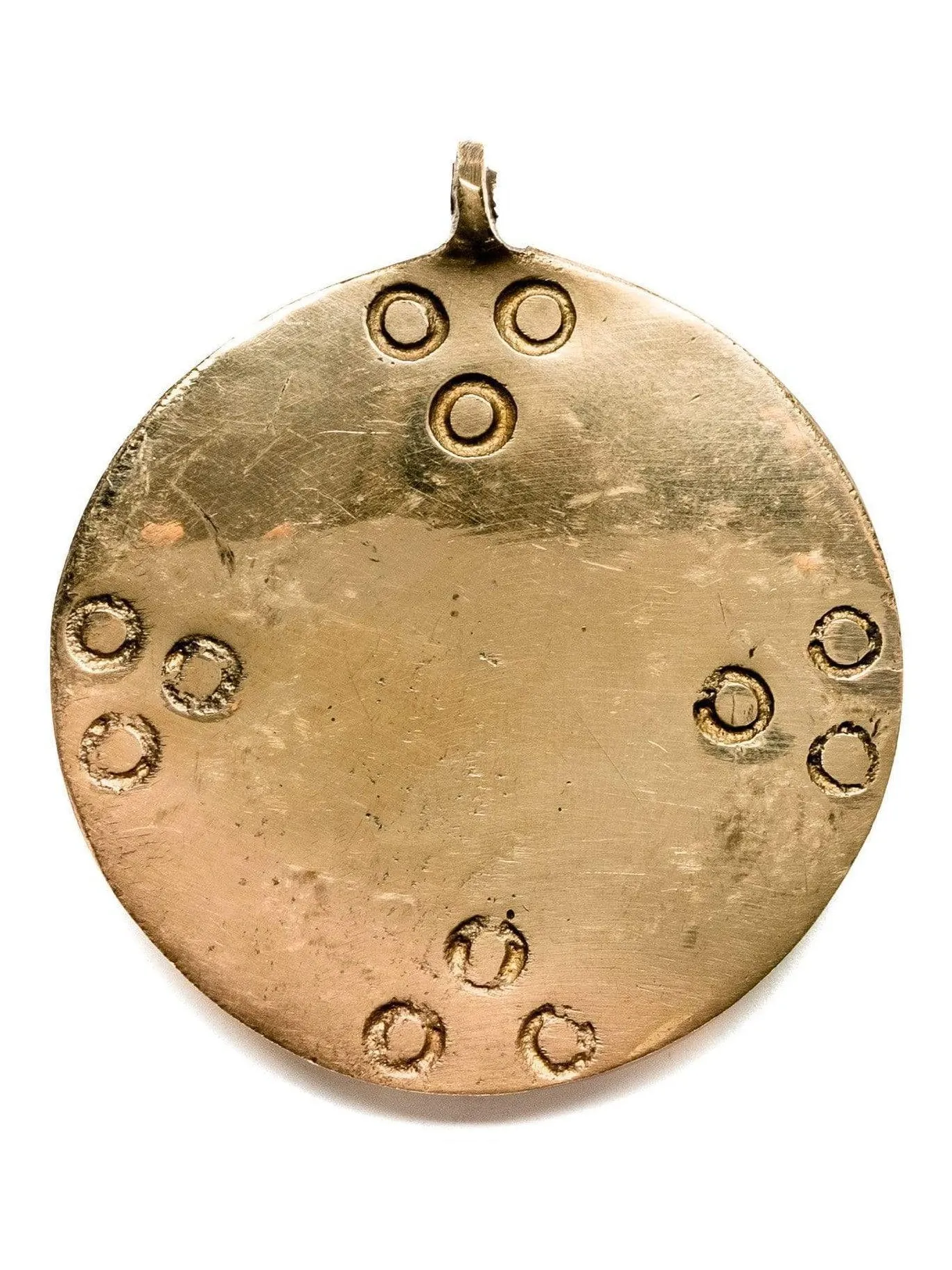 Tibetan Melong Shamanic Mirror Pendant