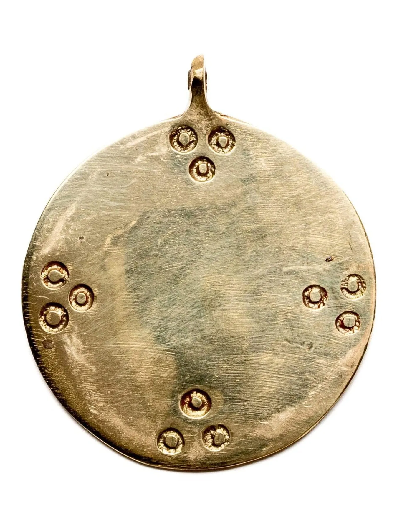 Tibetan Melong Shamanic Mirror Pendant