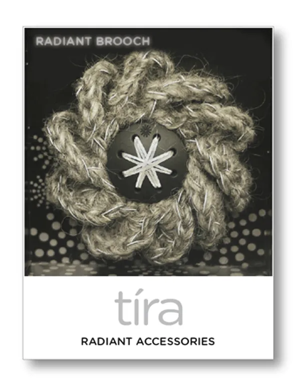 Tíra Radiant Flower - Dark Gray