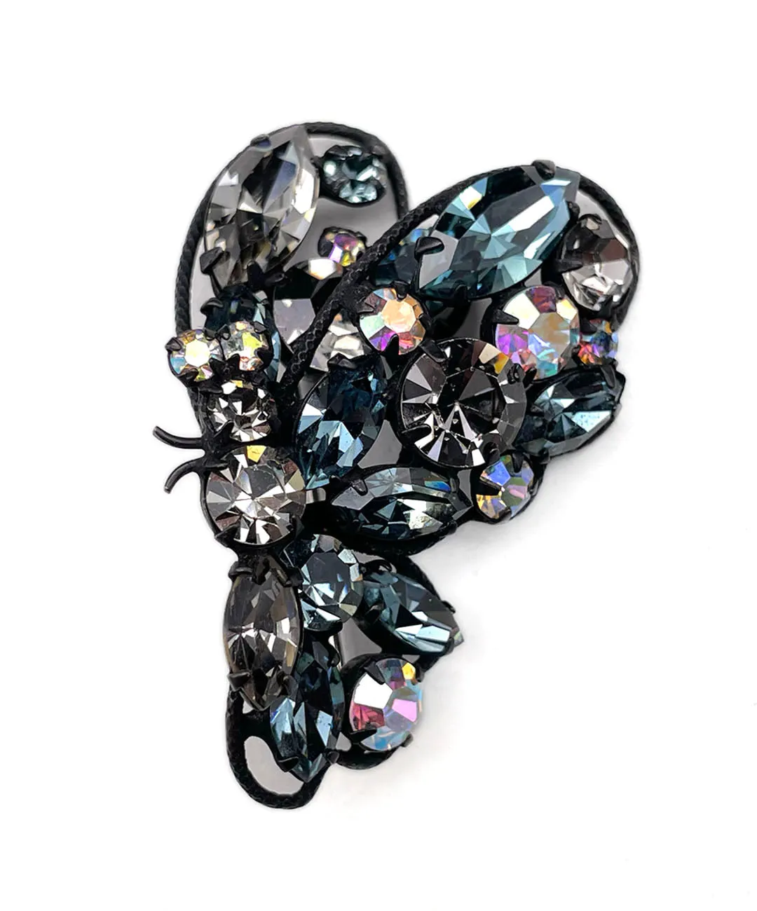 【USA輸入】ヴィンテージ REGENCY バタフライ ビジュー ブローチ/Vintage REGENCY Butterfly Bijou Brooch