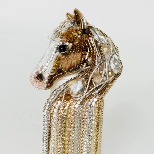 White Horse Brooch