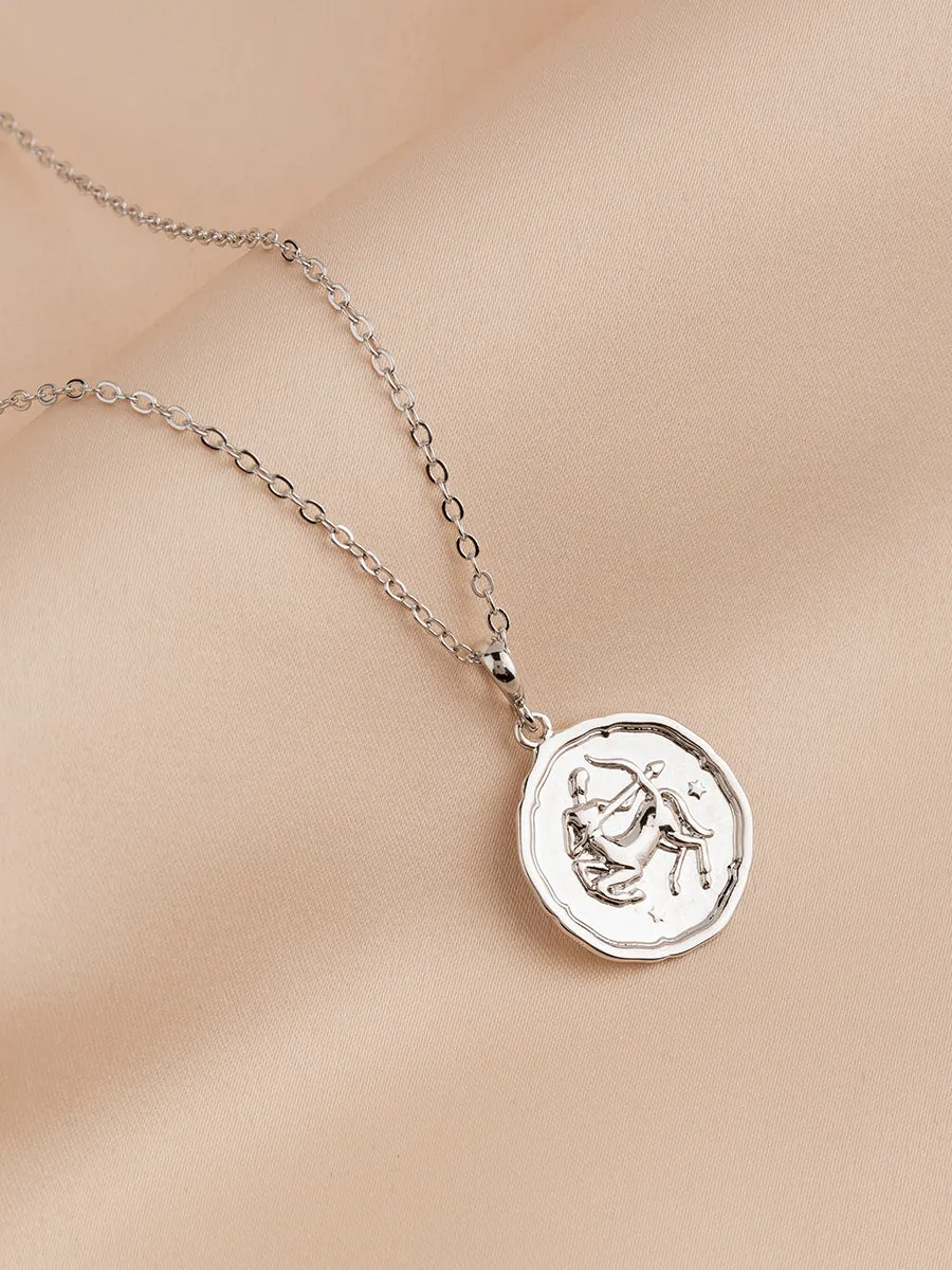 Zodiac Coin Pendant