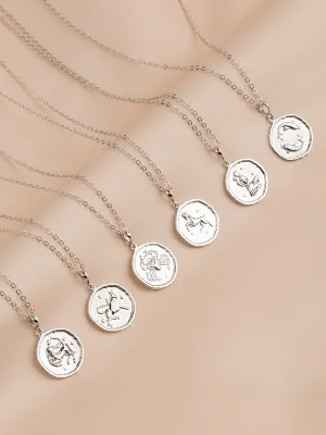 Zodiac Coin Pendant