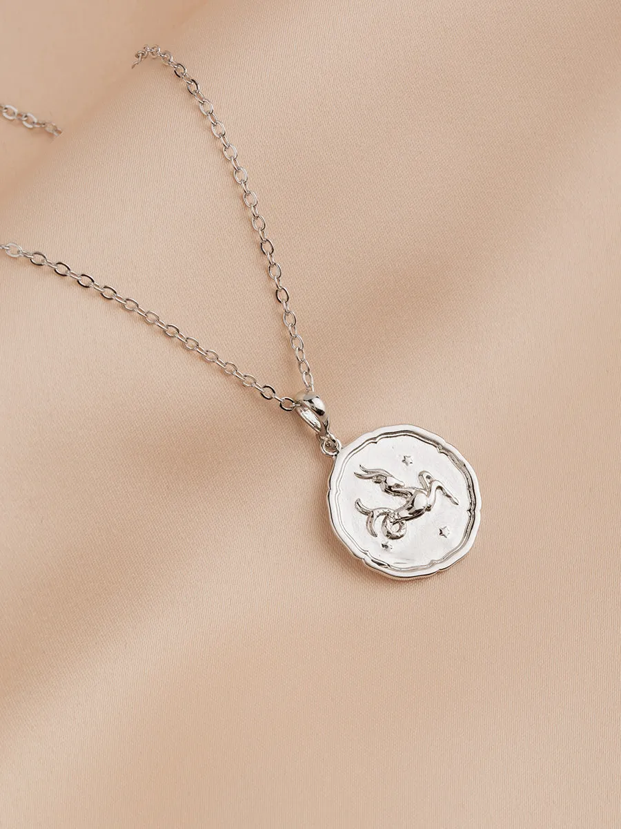 Zodiac Coin Pendant