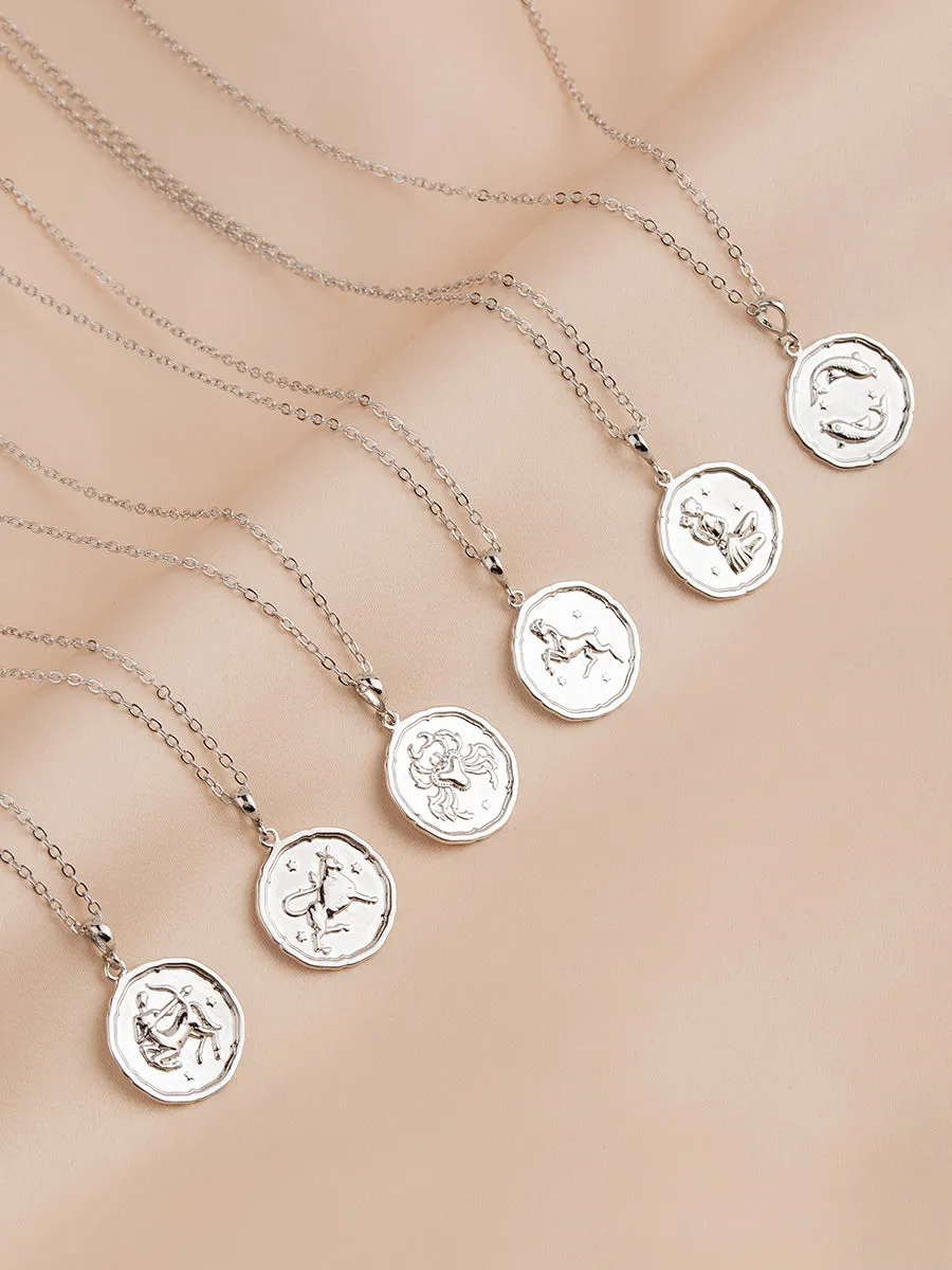 Zodiac Coin Pendant